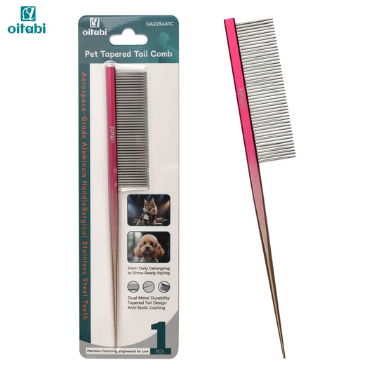 Oitabi Pet Deluxe Pointed Tail Comb for - MyPetDollar.com
