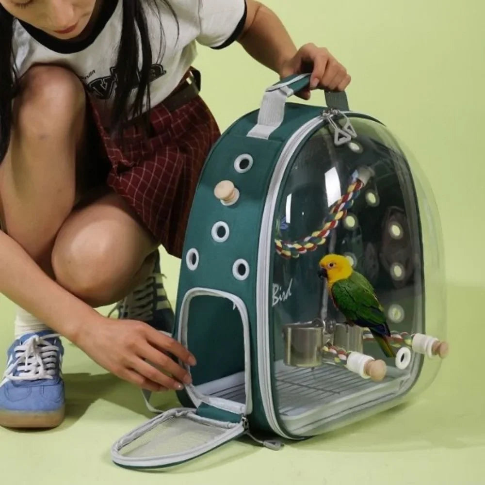 Portable Bird Carrier Bird Backpack with - MyPetDollar.com