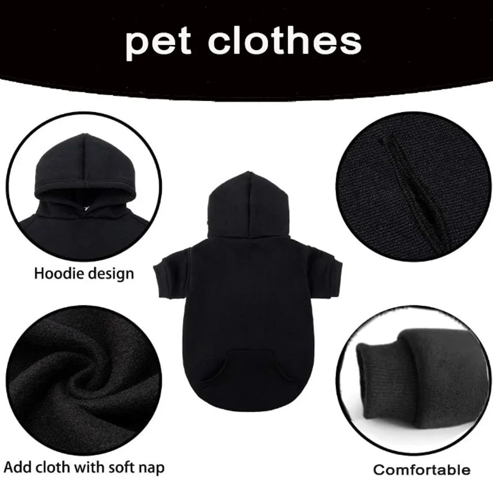 Pet Hooded Sweatshirt Cats & Dogs Fashion - MyPetDollar.com