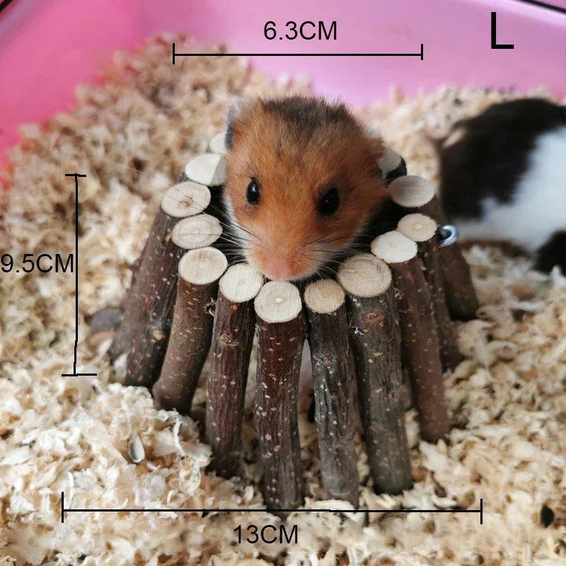 Natural Coconut Shell Hamster Nest Small Animal Pet Cave – 15 Colors