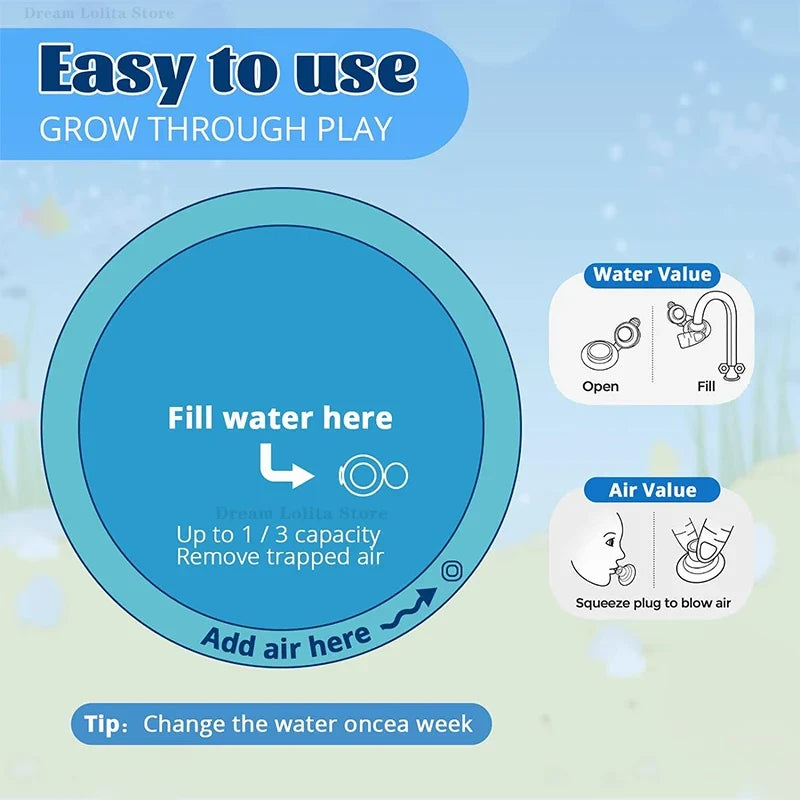 Pet Supplies Thickened Inflatable Pet Water - MyPetDollar.com