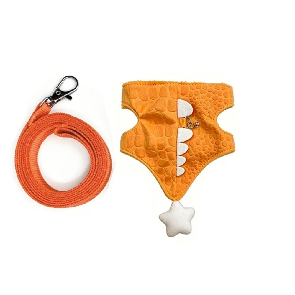 Cute Cartoon Ferret Vest Harness – Small Pet Supplies