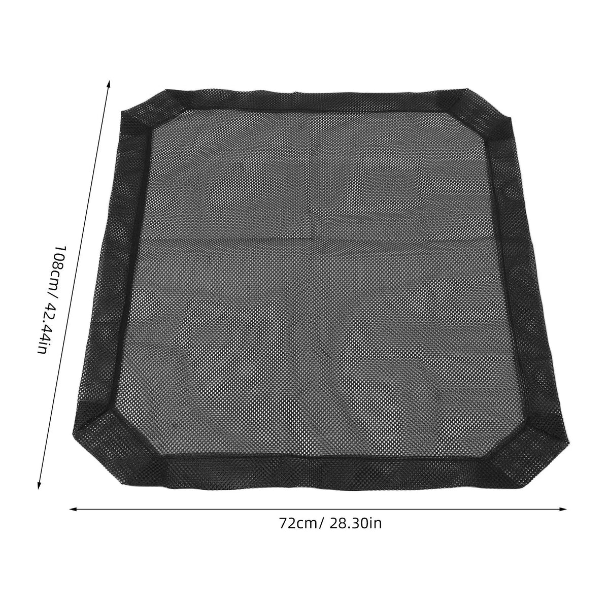Removable and Washable Fabric Mesh Pad for Pet Camping Bed