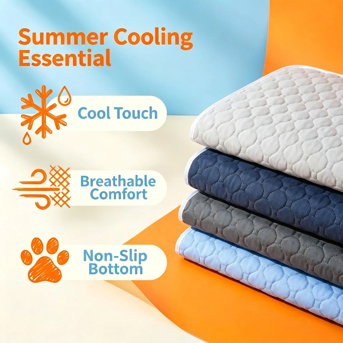 Dog Pee Reusable Pad Blanket Summer Cool - MyPetDollar.com