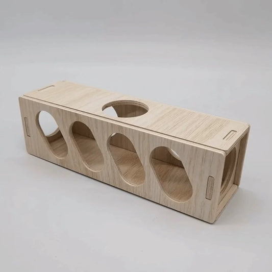 Natural Wood Hamster Tunnel Toy Durable DIY - MyPetDollar.com