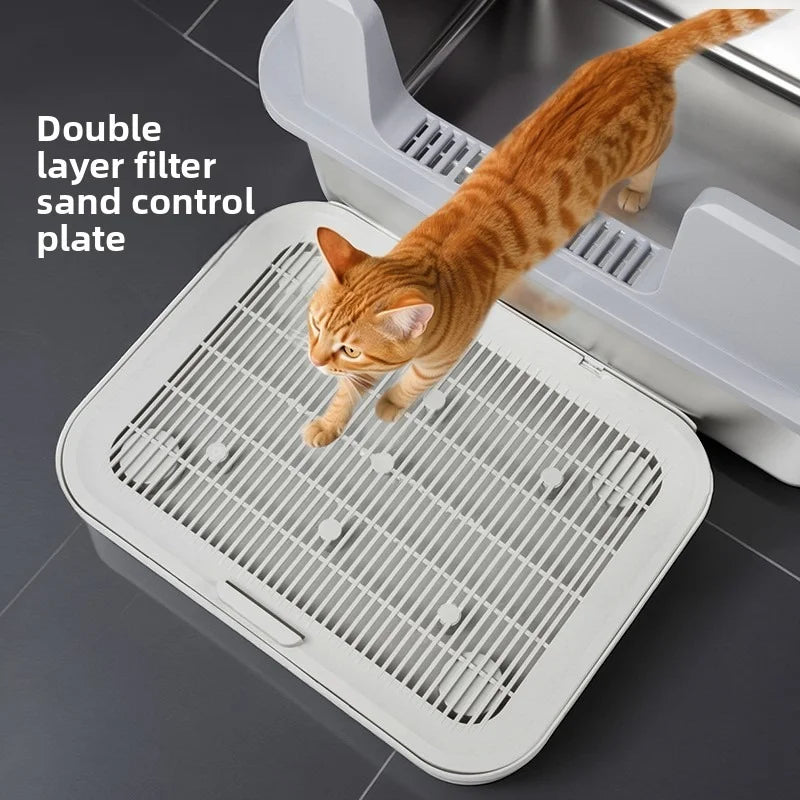 Large Cat Litter Mat Double Layer PP - MyPetDollar.com