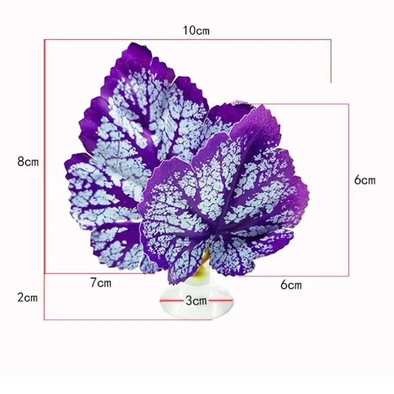 1Pc Artificial Aquarium Leaf Plants - MyPetDollar.com