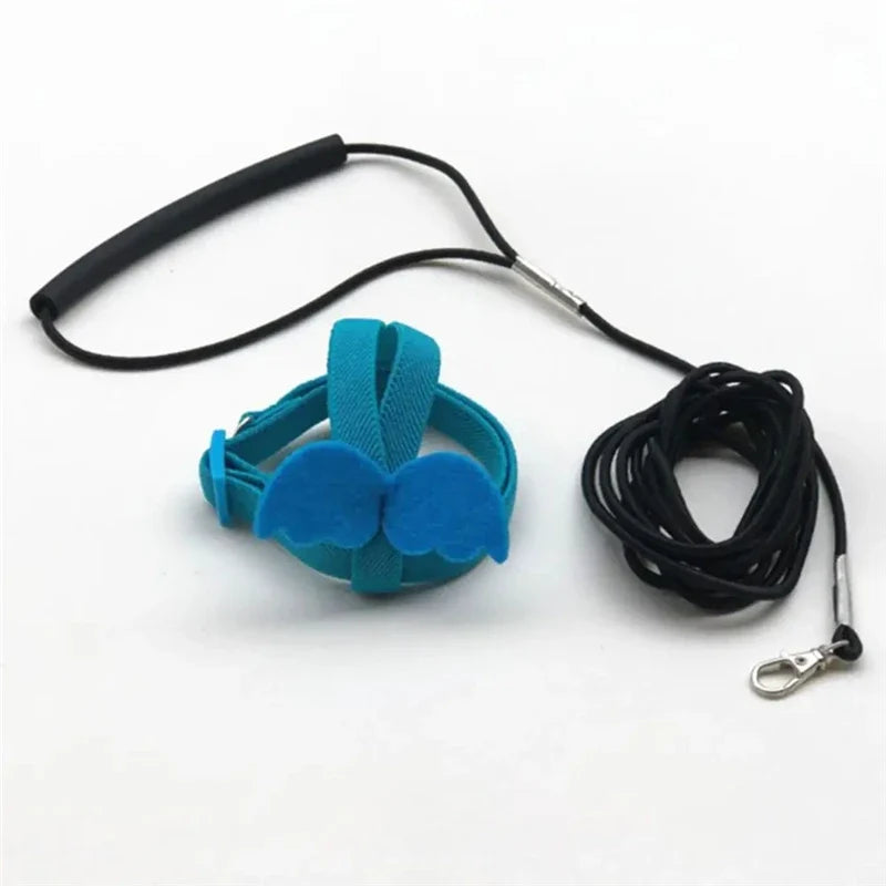 Adjustable Parrot Bird Harness Lead Set – 7 Colors