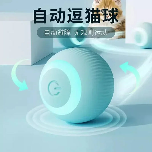 Smart Cat Rolling Ball Toys Rechargeable Cat - MyPetDollar.com