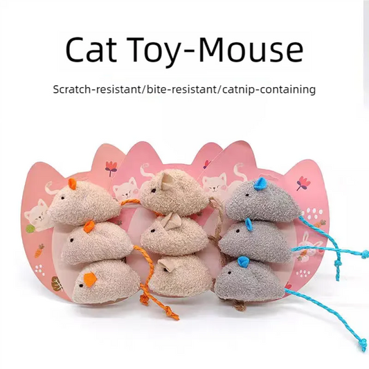 Mix Pet Toy Catnip Mice Cats Toys Fun Plush - MyPetDollar.com