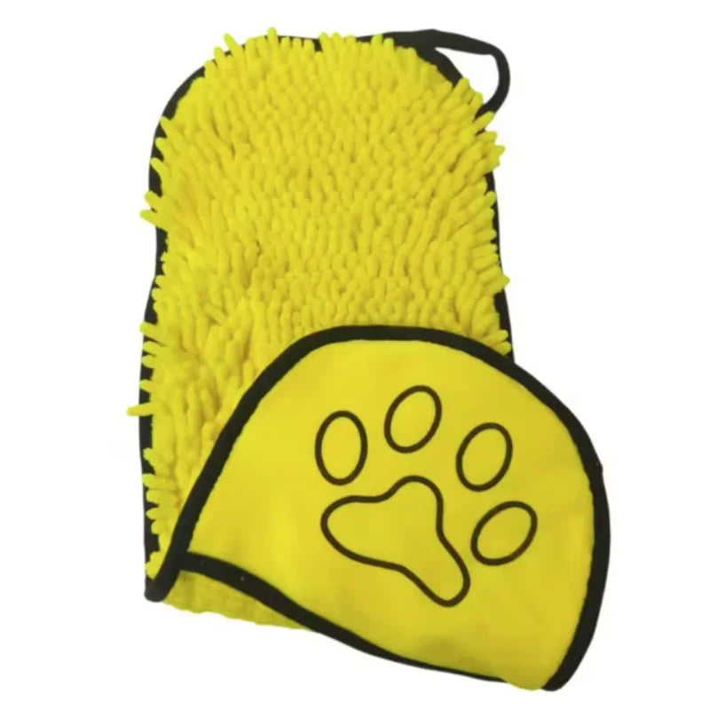 Super Absorbent Chenille Pet Drying Glove