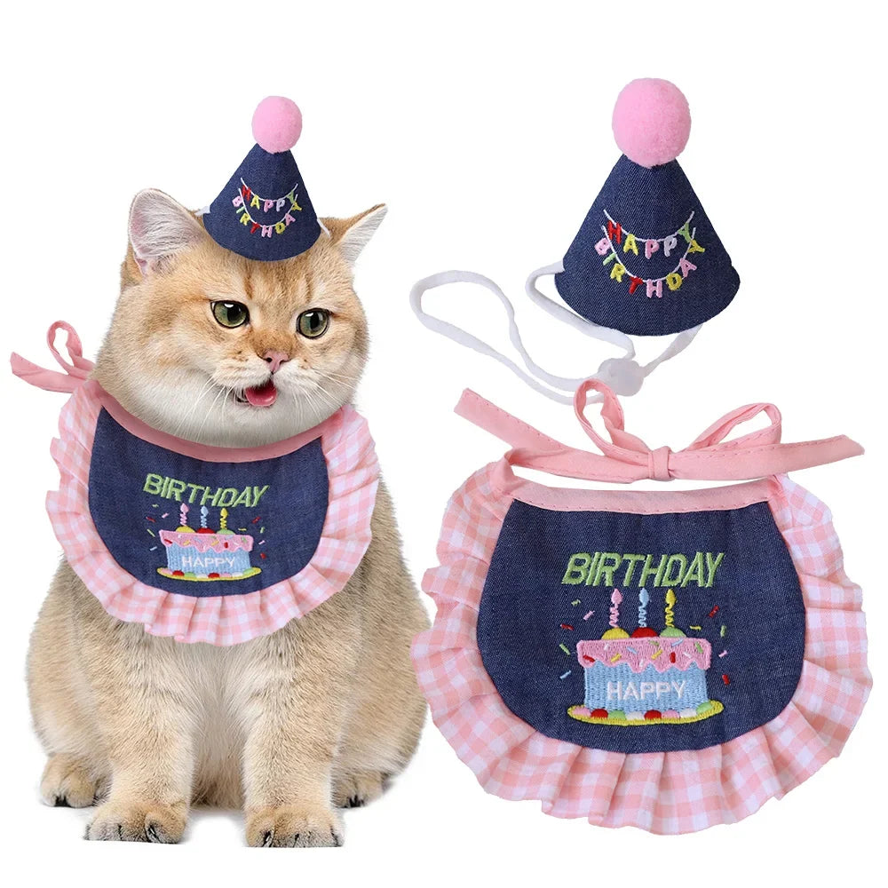 Party Hat Mini Doggy Outfit Puppy Supplies - MyPetDollar.com