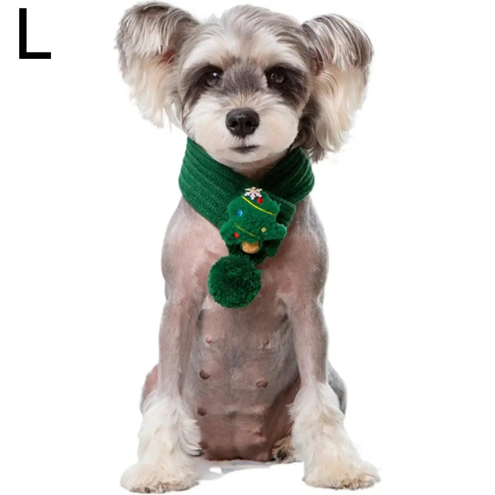 Knitted Pet Scarf Christmas Holiday Dog - MyPetDollar.com