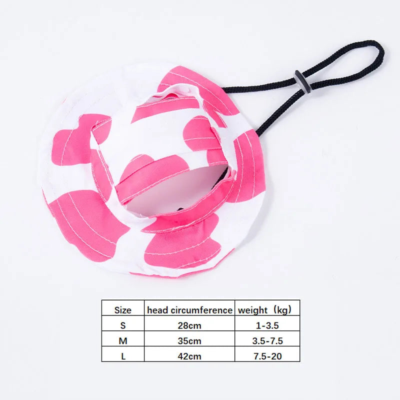 Pets Hat with Ear Holes Adjustable Baseball - MyPetDollar.com