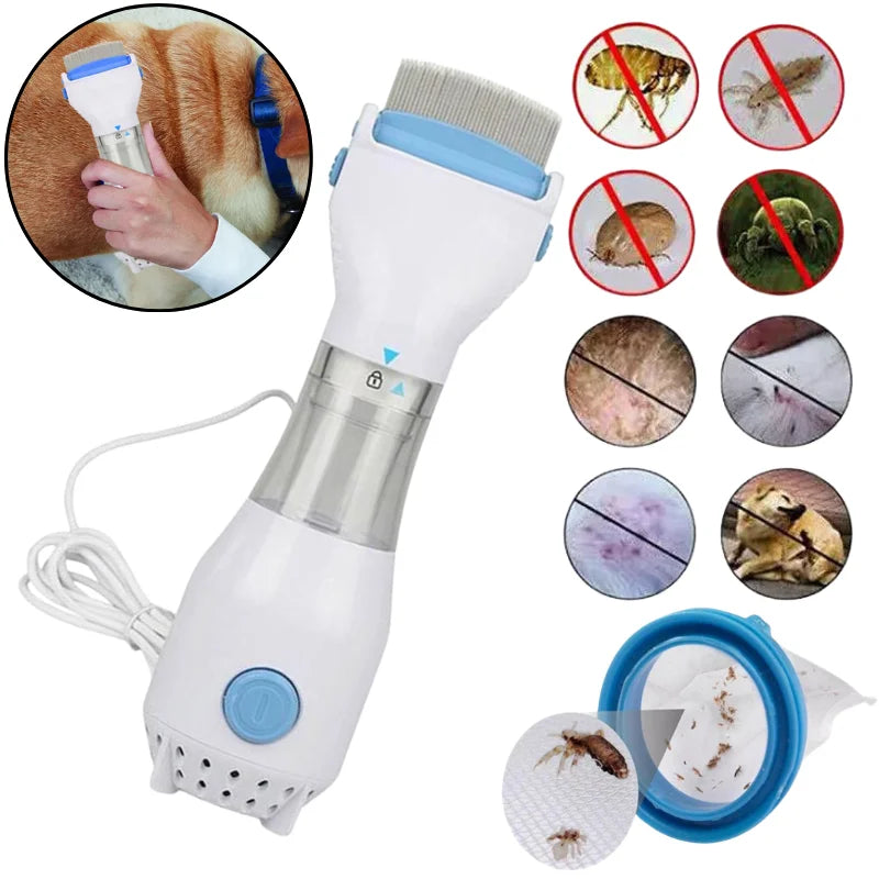 Electric Pet Lice Grabber Comb Physical - MyPetDollar.com