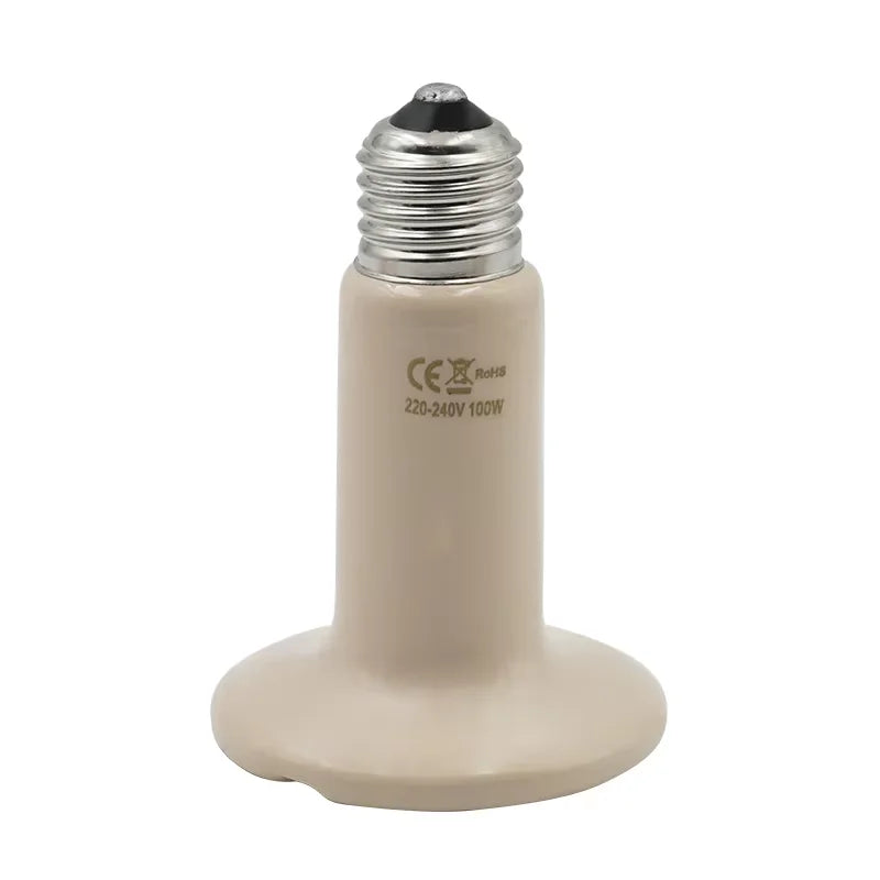 Pet Heating Lamp Black Infrared Ceramic Emitter Heat Light – 15 Colors