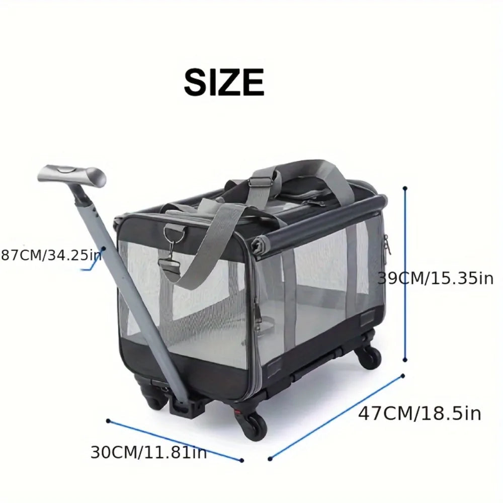 Portable Pet Stroller Carrier with - MyPetDollar.com