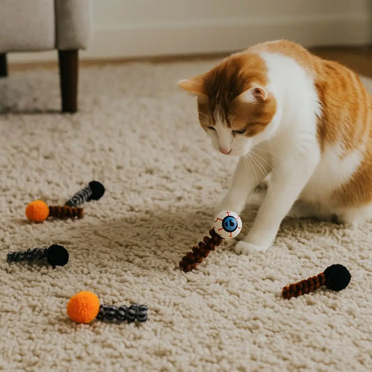 Cat Teasing Stick Bite Resistant Halloween - MyPetDollar.com