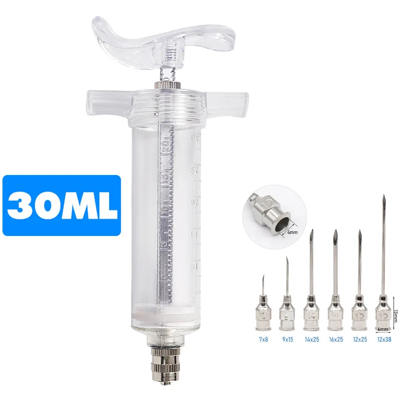 10/20/30/50ml Transparent Syringes - MyPetDollar.com