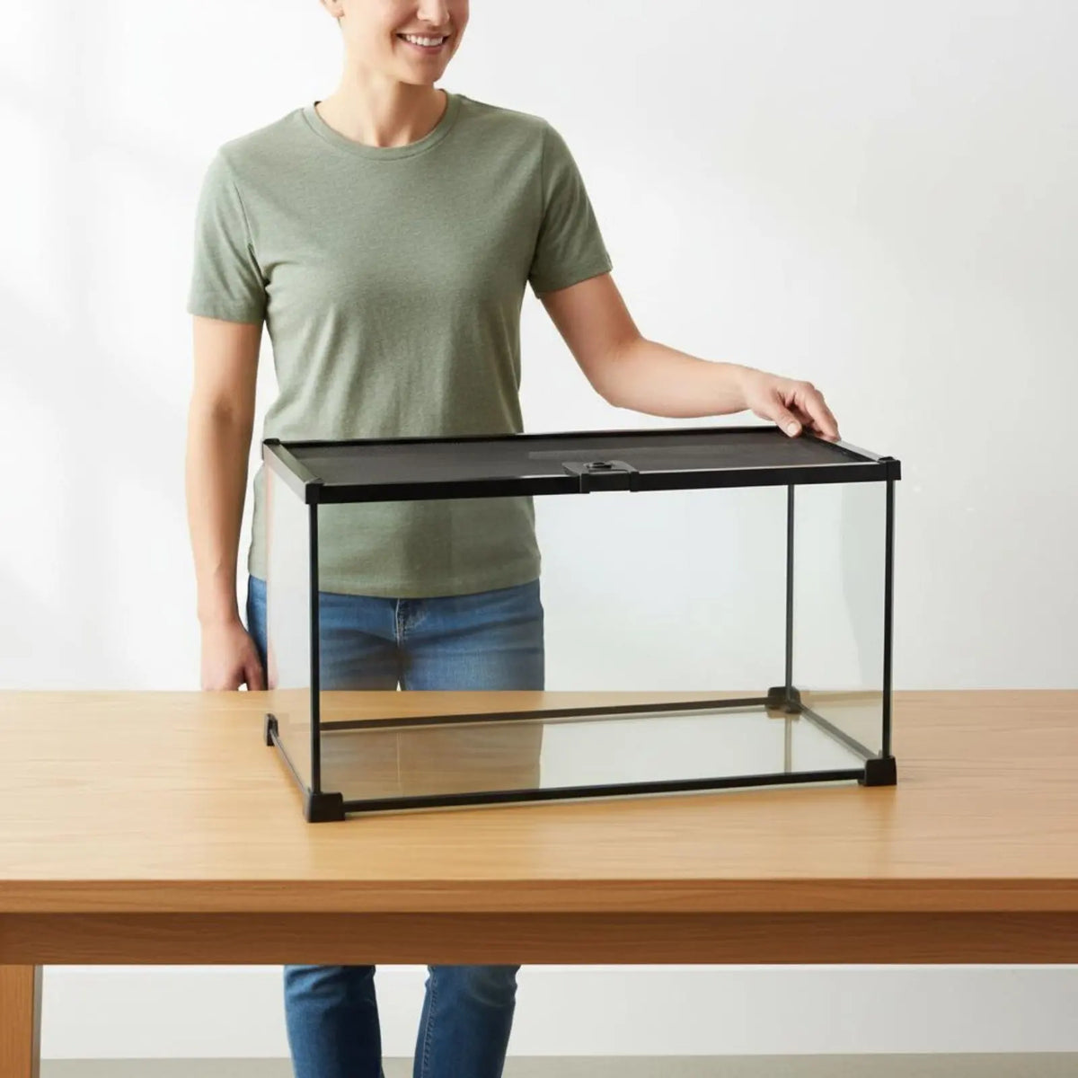 Glass Amphibian Terrarium Anti-Security - MyPetDollar.com