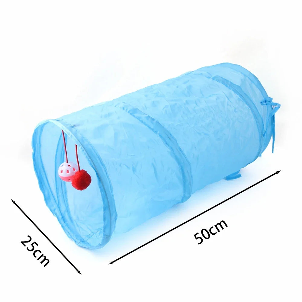 Cat Tunnel Foldable Cat Tunnel Pet Supplies - MyPetDollar.com