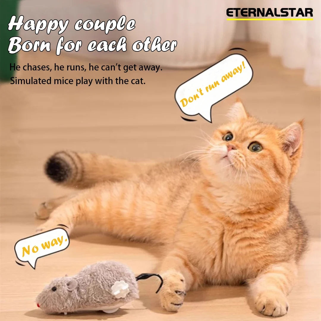 Cat Toys Clockwork Simulation Mouse No - MyPetDollar.com