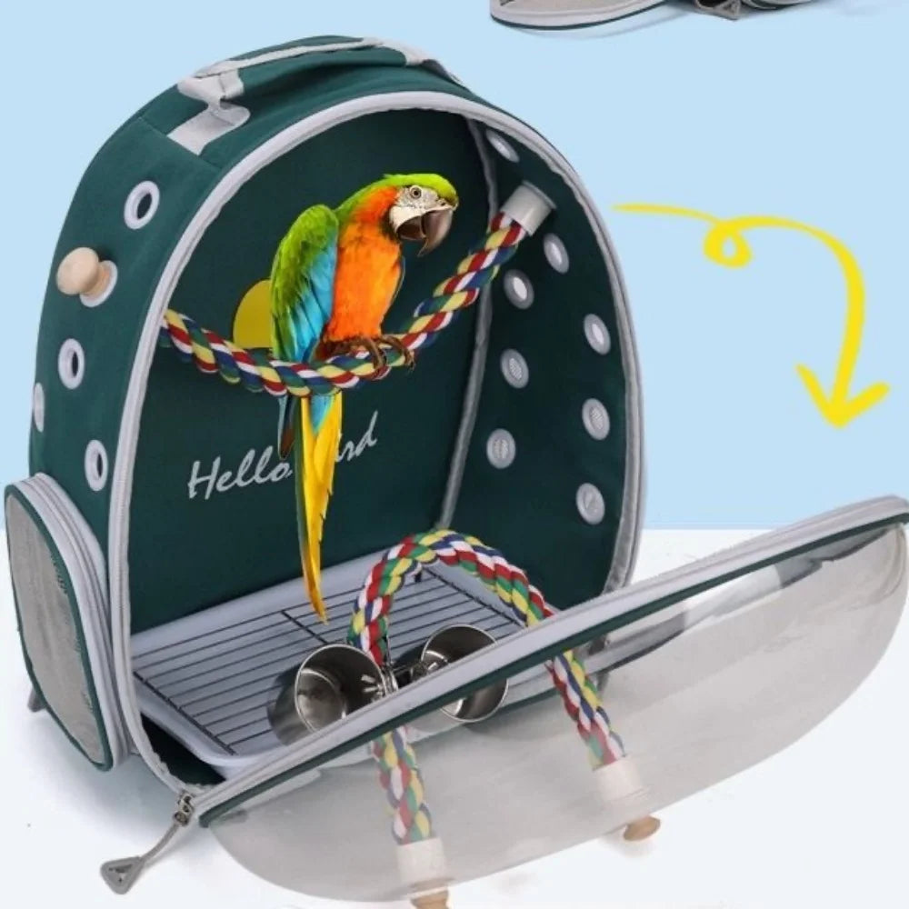 Portable Bird Carrier Bird Backpack with - MyPetDollar.com