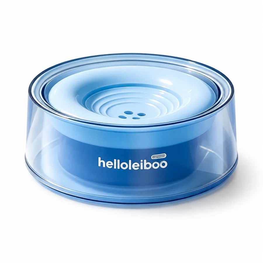 1200ml Floating Dog Bowl Anti Splash Slow Drinking Food Feeder – Dog Supplies