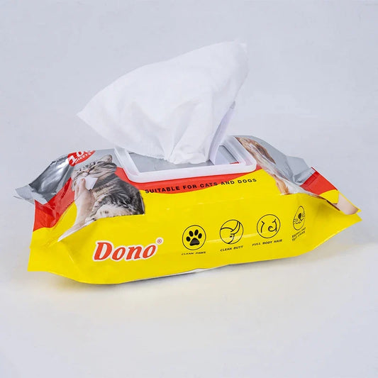 Pet Wet Wipes Disposable 70/100pcs per Bag - MyPetDollar.com
