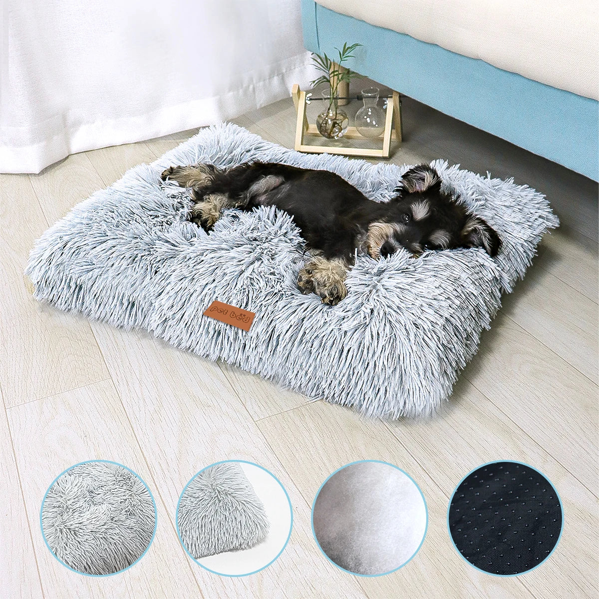 Dog Bed Pet Mat Pet Bed Washable Plush Pet - MyPetDollar.com