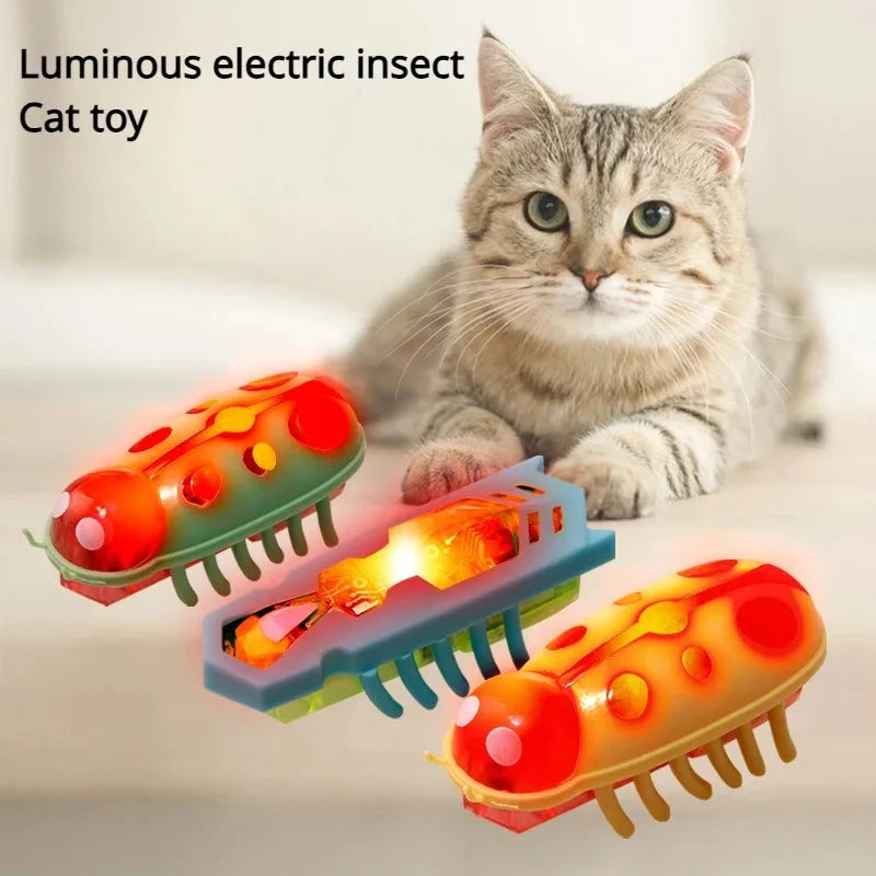 Cat Toys Light-up Electric Worms Pet - MyPetDollar.com