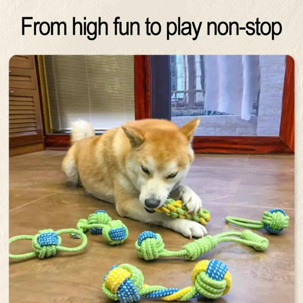 Dog Toy Rope Ball Toy for Dogs Training Toy - MyPetDollar.com