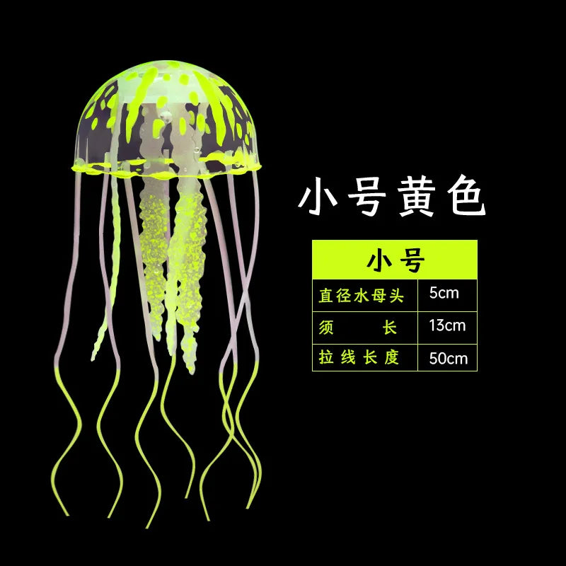 Artificial Fluorescent Simulation Jellyfish – 7 Colors