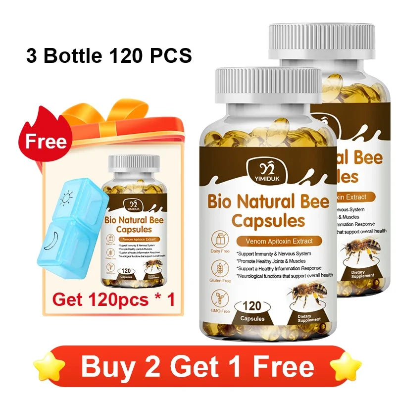 Bee Venom Capsules, with Glucosamine – Beekeeping
