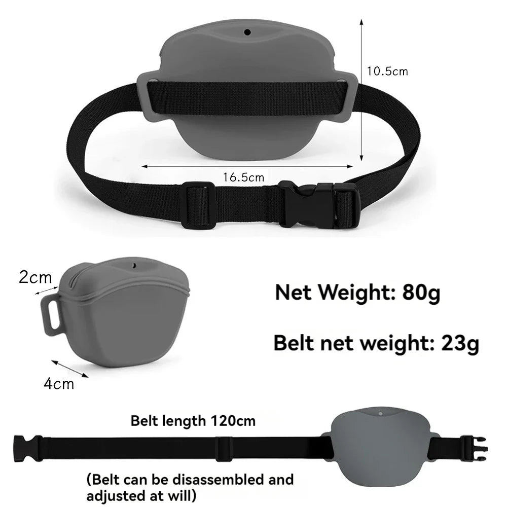 Silicone Dogs Treat Bag Pet Portable Dog - MyPetDollar.com