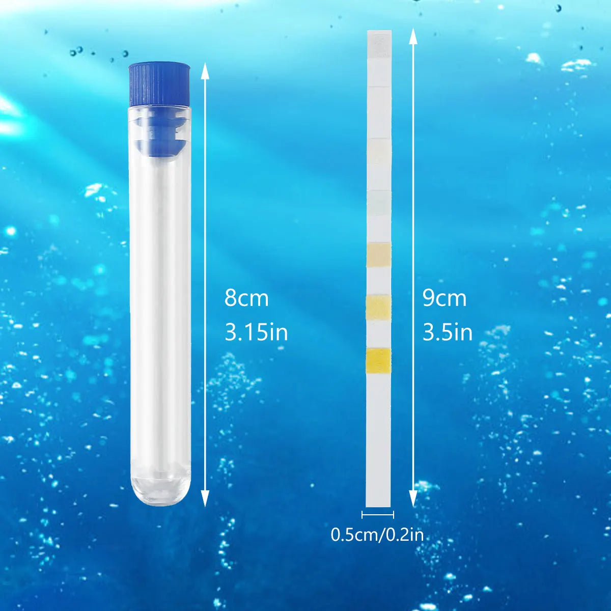 100Pcs Aquarium Test Strips Water Quality - MyPetDollar.com