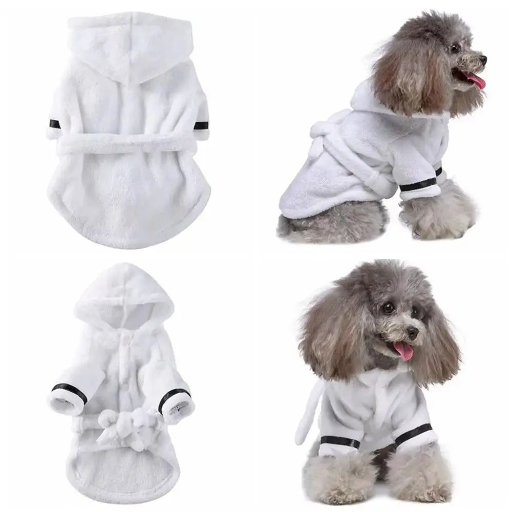 Cute Quick-drying Dog Bathrobe Absorbent - MyPetDollar.com