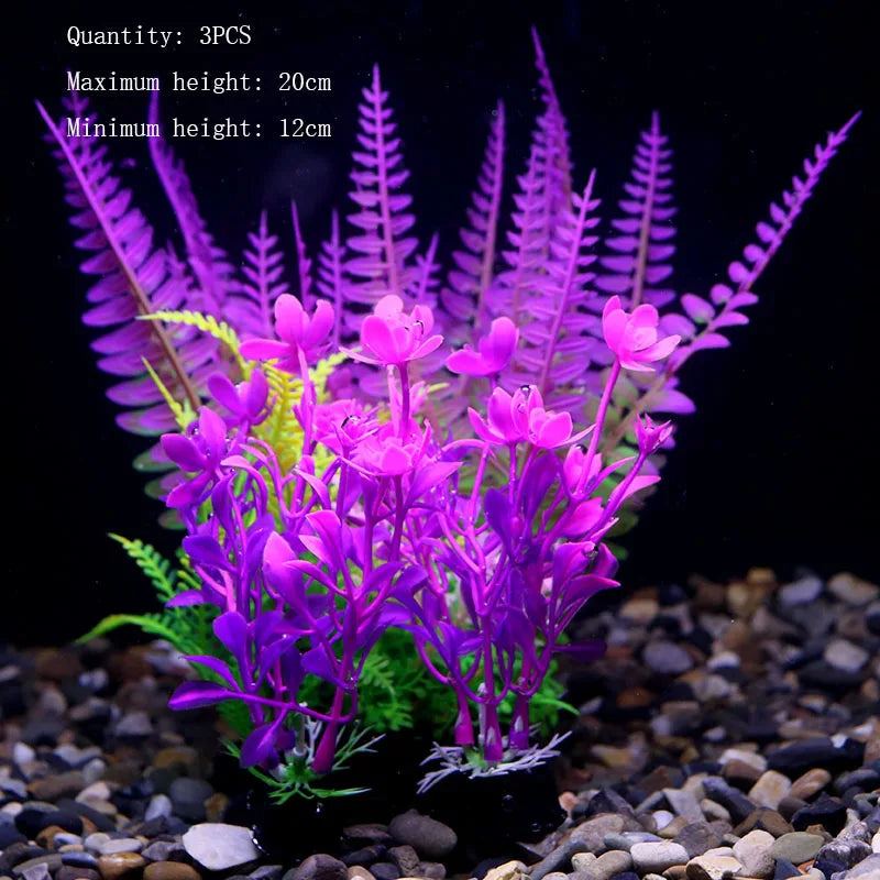 Artificial Water Plant Flower Set Sight of - MyPetDollar.com