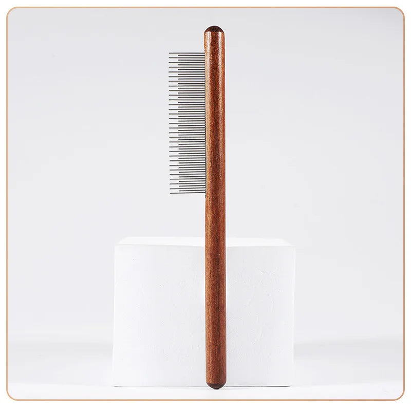 Pet Comb, Cat and Dog Floating Hair Removal Solid Wood Comb