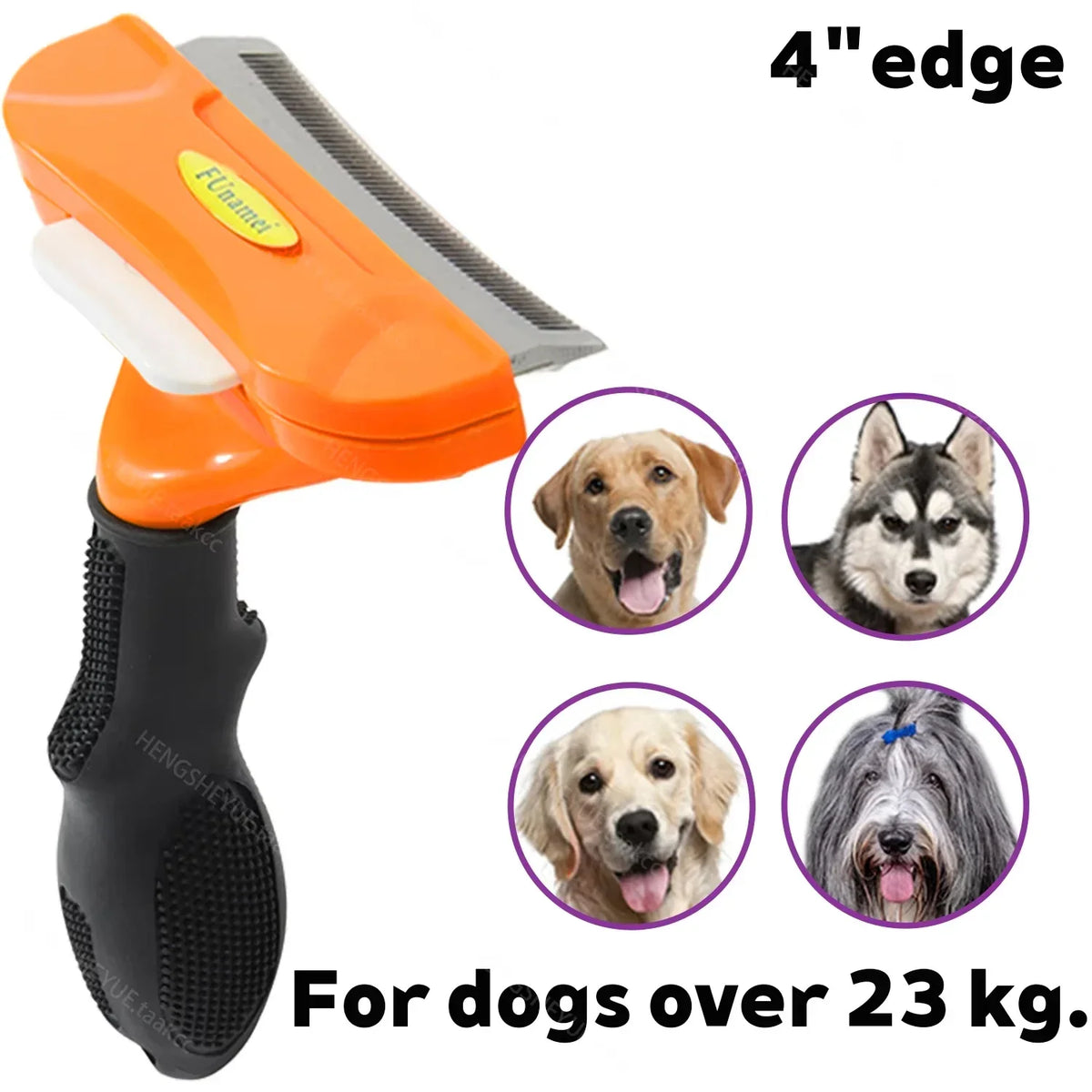 Cat Hair Removal Comb Grooming Brush – 8 Colors
