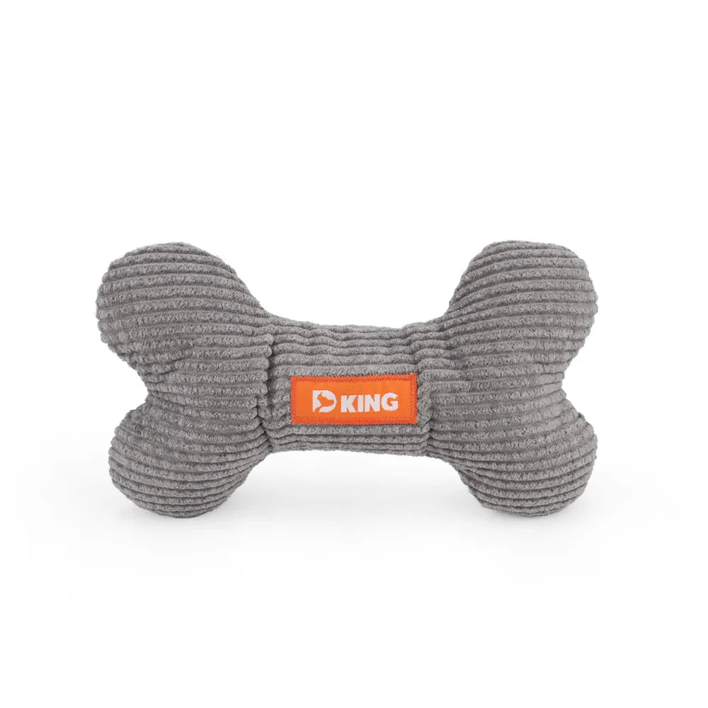 Interactive Bone Small Dog Toy Puppy Plush Pet Squeak – 3 Colors