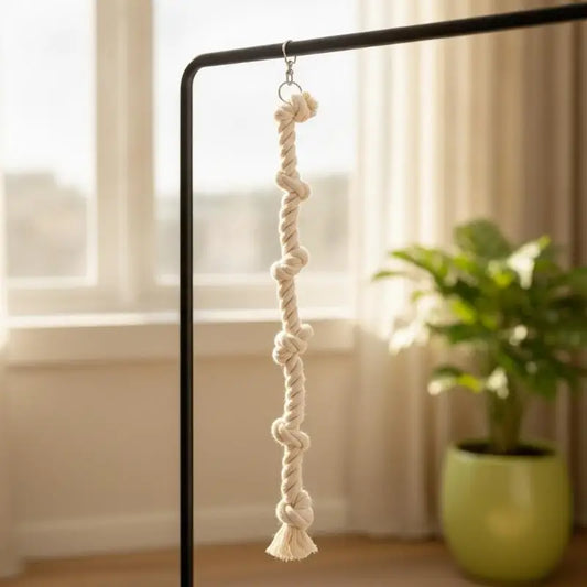 1 Parrot Climbing Cotton Rope Durable Bird Perch (2 colors)