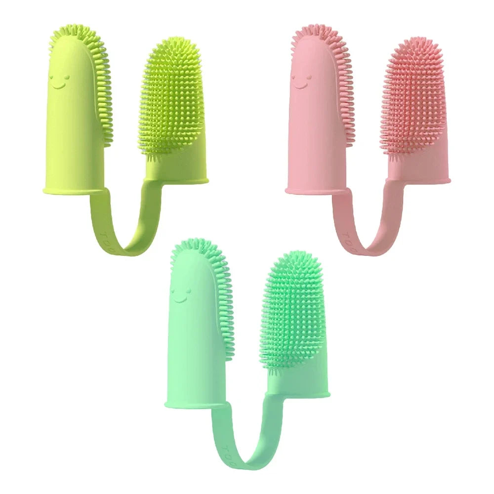 Dog Super Soft Double Finger Toothbrush Pet - MyPetDollar.com