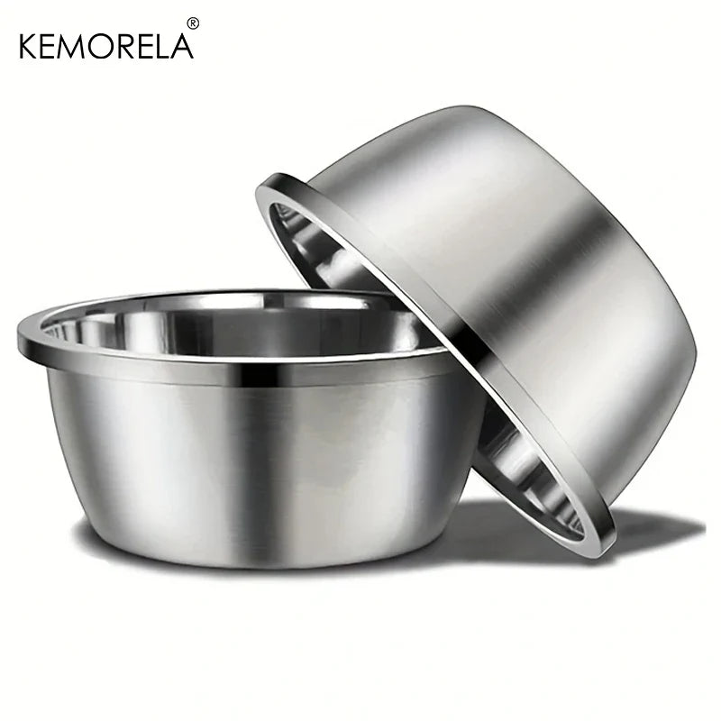 Premium Large Stainless Steel Dog Bowl Thick - MyPetDollar.com