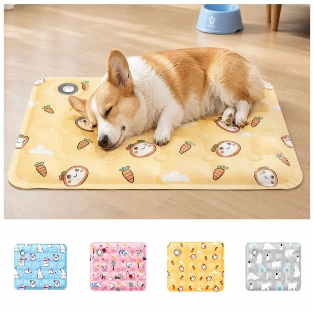 Cartoon Pet Cooling Mat Anti Bite Non-Slip - MyPetDollar.com