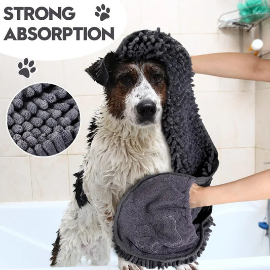 Super Absorbent Pet Bath Towel Quick Dry - MyPetDollar.com