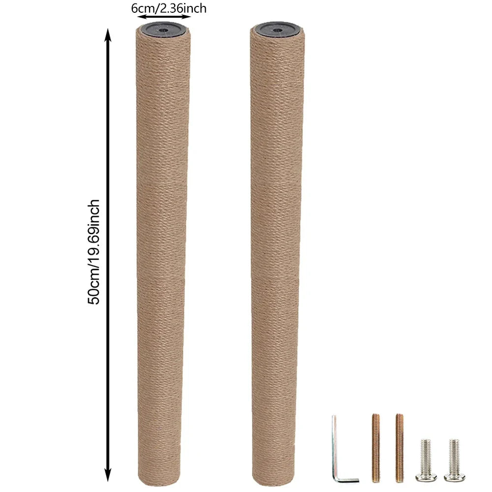 Cat Scratch Pole, DIY Accessories for Climbing Frame Suitable – 4 Colors
