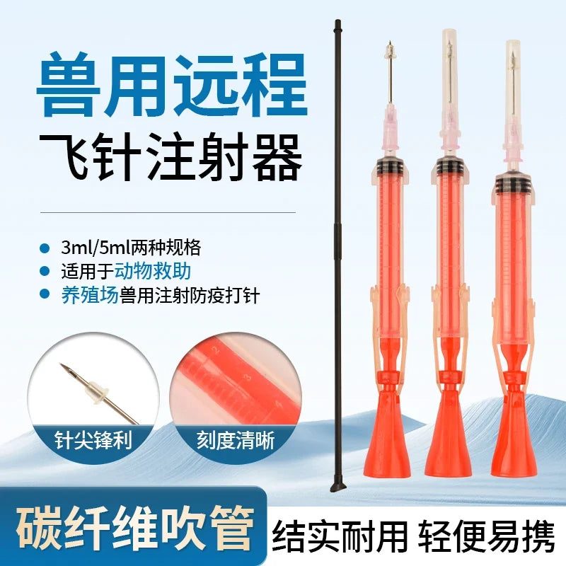 Veterinary anesthesia flying needle syringe - MyPetDollar.com