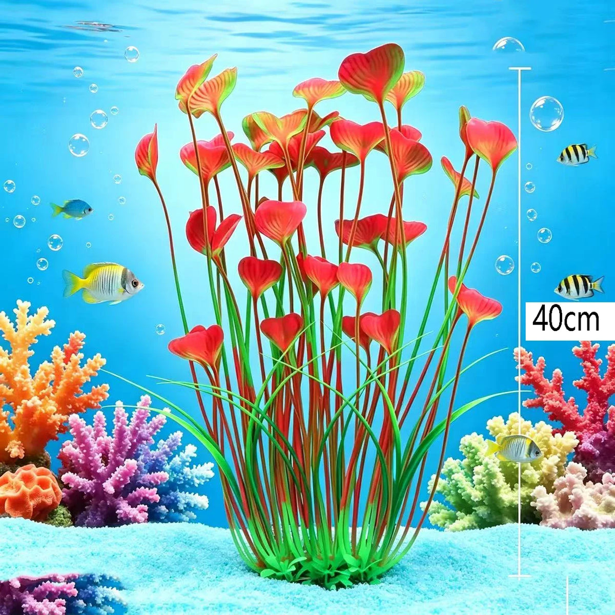 Plastic Artificial Aquarium PVC Plants - MyPetDollar.com