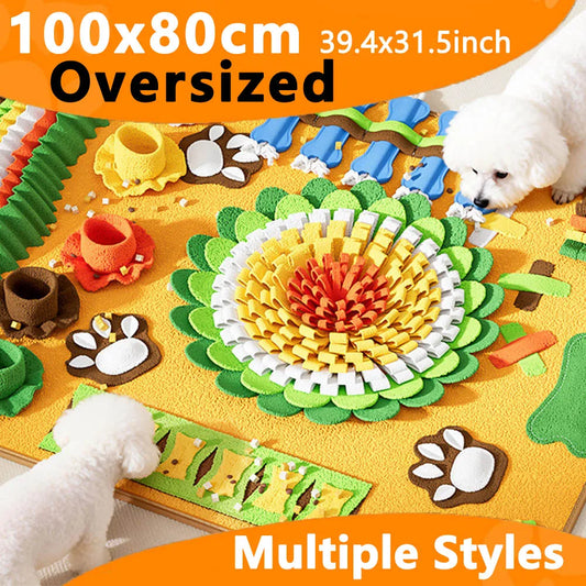 100x80cm Extra Large Dog Smell Mat Foraging - MyPetDollar.com